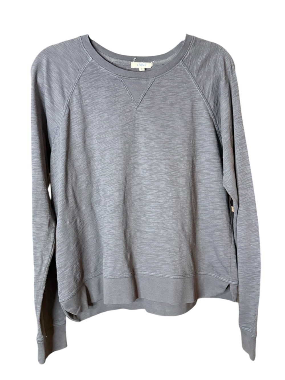 Leallo Sweatshirt Top 100% Peruvian Cotton Size L